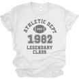 Class Of 1982 Graduation Yr High School Pride Vintage Retro Unisex Jersey T-Shirt