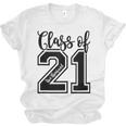 Class Of 2021 Senior 21 Cool Graduation Unisex Jersey T-Shirt