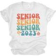 Class Of 2023 Senior 2023 Graduation Retro Seniors Unisex Jersey T-Shirt