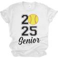 Class Of 2025 Softball Senior Graduation Graduate Women Unisex Jersey T-Shirt