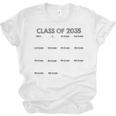 Class Of 2035 Handprint Graduation Unisex Jersey T-Shirt