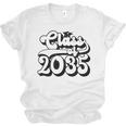 Class Of 2035 Senior Retro 2035 Grad Graduate Graduation Unisex Jersey T-Shirt