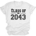 Class Of 2043 Grow With Me Graduation First Day Of School Unisex Jersey T-Shirt