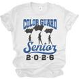 Color Guard Senior 2026 Flags Marching Band Graduation Grad Unisex Jersey T-Shirt