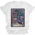 Color Graphic The Introvert Tarot Card Raglan Baseball Tee Unisex Jersey T-Shirt