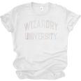 Crazy Antisocial WIZARDRY UNIVERSITY Introvert Don't Call Me Unisex Jersey T-Shirt Crazy Antisocial WIZARDRY UNIVERSITY Introvert Don't Call Me Unisex Jersey T-Shirt