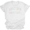 Crazy Sarcastic SORCERER UNIVERSITY Introvert Anti Social Unisex Jersey T-Shirt Crazy Sarcastic SORCERER UNIVERSITY Introvert Anti Social Unisex Jersey T-Shirt