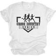 Cross Country Senior Night Senior 2025 Graduation Party 40 Unisex Jersey T-Shirt