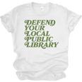 Defend Your Local Public Library For Book Lovers Unisex Jersey T-Shirt
