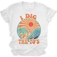 I Dig The 70s Aesthetic Nostalgia 1970's Retro 70s Party Unisex Jersey T-Shirt I Dig The 70s Aesthetic Nostalgia 1970's Retro 70s Party Unisex Jersey T-Shirt