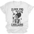 Elder Emo Club Skeleton Nostalgia It Wasn't a Phase Mom Unisex Jersey T-Shirt Elder Emo Club Skeleton Nostalgia It Wasn't a Phase Mom Unisex Jersey T-Shirt