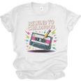 Elder Millennials Embracing 90s Rewind Nostalgia Vibes Premium Unisex Jersey T-Shirt