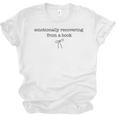 Emotionally Recovering From a Book Subtle Book Lover Unisex Jersey T-Shirt