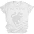 Ew People Cat Skateboard Introvert Sarcastic Humor Unisex Jersey T-Shirt Ew People Cat Skateboard Introvert Sarcastic Humor Unisex Jersey T-Shirt