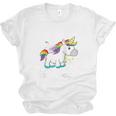 Ew People Unicorn Lover Introvert Rainbow Unicorn Raglan Baseball Tee Unisex Jersey T-Shirt