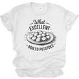 What Excellent Boiled Potatoes Book Lover Vintage Literature Unisex Jersey T-Shirt What Excellent Boiled Potatoes Book Lover Vintage Literature Unisex Jersey T-Shirt