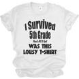 Fifth 5th Grade Graduation Shirt Child Graduate Education Unisex Jersey T-Shirt
