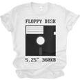 Floppy Disk Computer Nostalgia Fun PC Enthusiast History Unisex Jersey T-Shirt