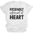 Friendly Introvert At Heart Raglan Baseball Tee Unisex Jersey T-Shirt
