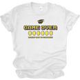 Game Over Insert 30K To Continue Graduation s Unisex Jersey T-Shirt