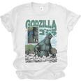 Godzilla Ocean Scene Comic Book Illustration Movie Monster Unisex Jersey T-Shirt