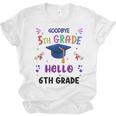 Goodbye 5th Grade Graduation 2025 6th Grade Graduate Kids Unisex Jersey T-Shirt