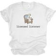 Goose Licensed Listener Psychology School Graduation Unisex Jersey T-Shirt