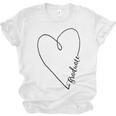 Graduate Heart Shirt Graduation Unisex Jersey T-Shirt
