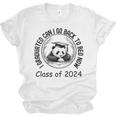 I Graduated Can I Go Back To Bed Now 2024 Graduation Panda Unisex Jersey T-Shirt
