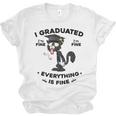 I Graduated Graduate Class 2025 Cat Graduation Unisex Jersey T-Shirt
