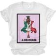Graduation Latina Educated La Graduada Mexican Bingo Card Unisex Jersey T-Shirt