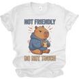 Grouchy Capybara Not Friendly Do Not Touch Introvert Premium Tri-Blend Unisex Jersey T-Shirt Grouchy Capybara Not Friendly Do Not Touch Introvert Premium Tri-Blend Unisex Jersey T-Shirt