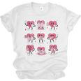 Heart Reading Books Valentine Teacher Boy Girl Book Lover Unisex Jersey T-Shirt