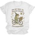 On My Way To Hoard Books And Cause Chaos Tom Foolery Unisex Jersey T-Shirt On My Way To Hoard Books And Cause Chaos Tom Foolery Unisex Jersey T-Shirt