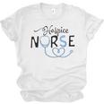 Hospice Nurse Doctor Graduation Medical Nursing RN Unisex Jersey T-Shirt
