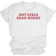 Hot Girls Read Books Book Lovers Unisex Jersey T-Shirt