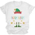 The Introvert Elf Christmas Family Matching Fun Xmas Top Unisex Jersey T-Shirt