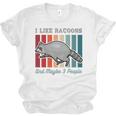 Introvert Raccoon Animal Lover Trash Panda Antisocial Retro Unisex Jersey T-Shirt