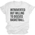 Introverted Basketball Player Basketball Introvert Unisex Jersey T-Shirt Introverted Basketball Player Basketball Introvert Unisex Jersey T-Shirt