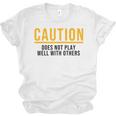 Introverted Does Not Play Well Competitive Athletic Unisex Jersey T-Shirt Introverted Does Not Play Well Competitive Athletic Unisex Jersey T-Shirt