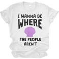 Introverted Sarcastic Humor Antisocial Introvert Unisex Jersey T-Shirt