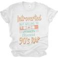 Introverted But Willing To Discuss 90s Rap Premium Tri-Blend Unisex Jersey T-Shirt Introverted But Willing To Discuss 90s Rap Premium Tri-Blend Unisex Jersey T-Shirt