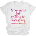Introverted Willing To Discuss Pyrenean Mastiff Introvert Unisex Jersey T-Shirt Introverted Willing To Discuss Pyrenean Mastiff Introvert Unisex Jersey T-Shirt