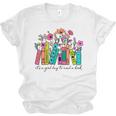 It's A Good Day To Read A Book Floral Book Lovers Librarian Unisex Jersey T-Shirt