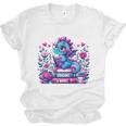 Just A Girl Who Loves Dragons And Books Cute Dragon Reading Premium Tri-Blend Unisex Jersey T-Shirt Just A Girl Who Loves Dragons And Books Cute Dragon Reading Premium Tri-Blend Unisex Jersey T-Shirt