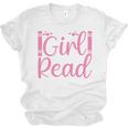 Just A Girl Who Loves To Read Book Lover Reading Books Unisex Jersey T-Shirt