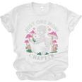 Just One More Chapter Mushrooms Gothic Skeleton Book Lover Premium Unisex Jersey T-Shirt