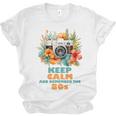 Keep Calm And Remember The 80s Retro Vintage Nostalgia Premium Unisex Jersey T-Shirt