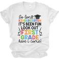 Kindergarten Graduation Graduate 1st Grade Here I Come Kids Unisex Jersey T-Shirt