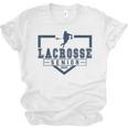 Lacrosse Senior Night Lacrosse Senior 2025 Graduation 33 Unisex Jersey T-Shirt